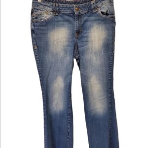 Lane Bryant Boot Cut Jeans with Distressed Look Size 18